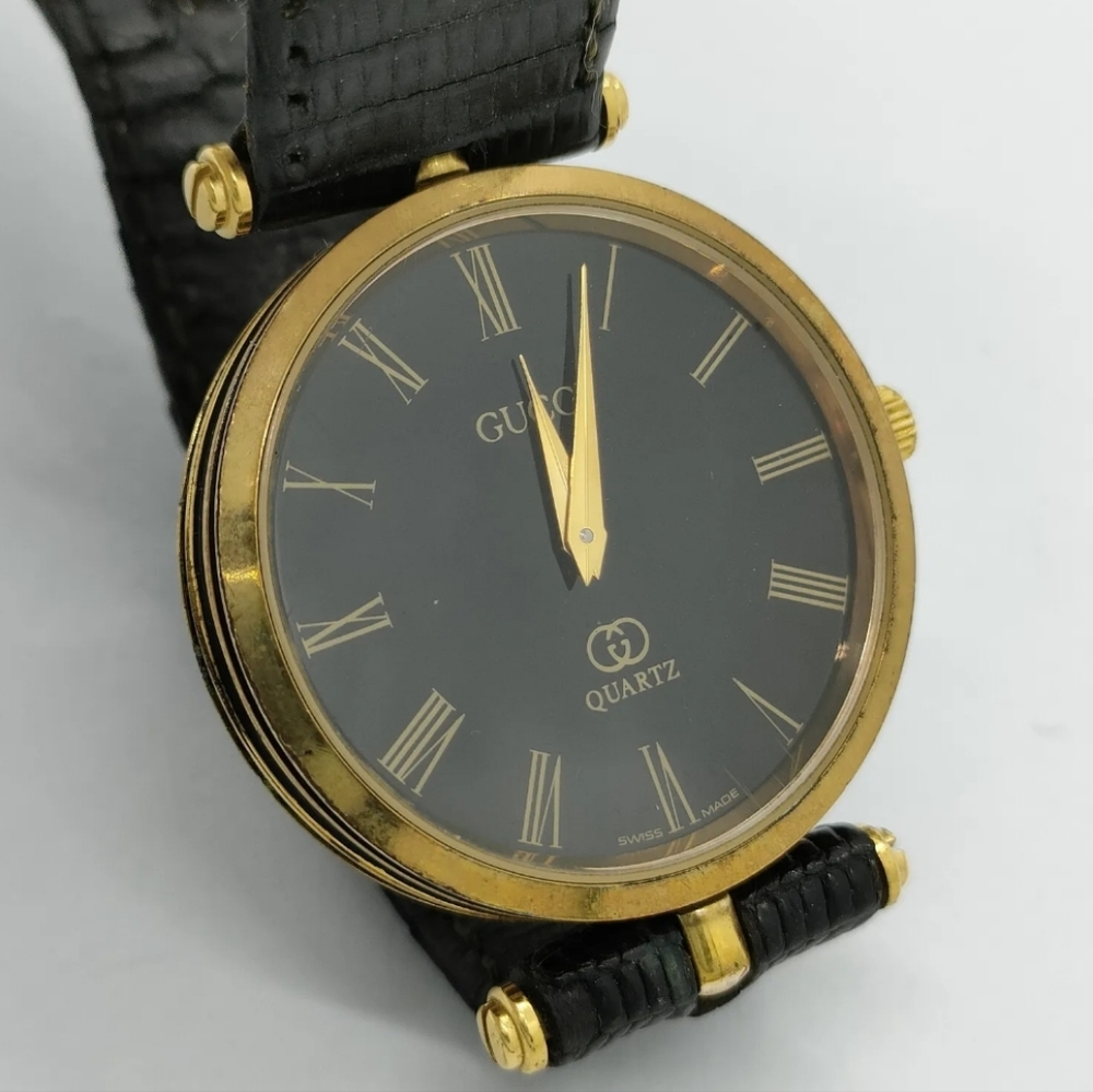 Gucci Watch Shelly line 30mm Unisex Black - Picture 9 of 9
